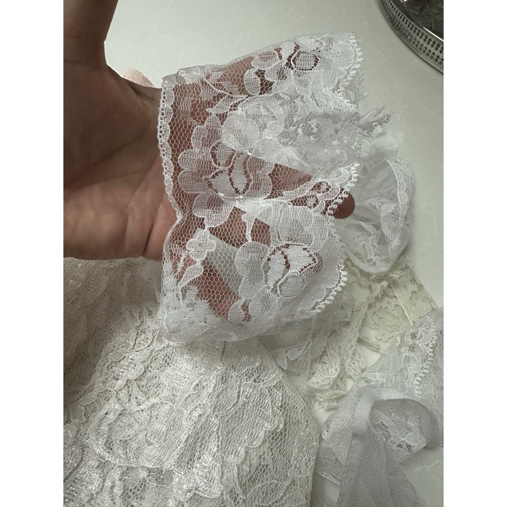 Vintage 50s 60s 70s Lace Lot For Sewing Or Crafts - Picture 3 of 5